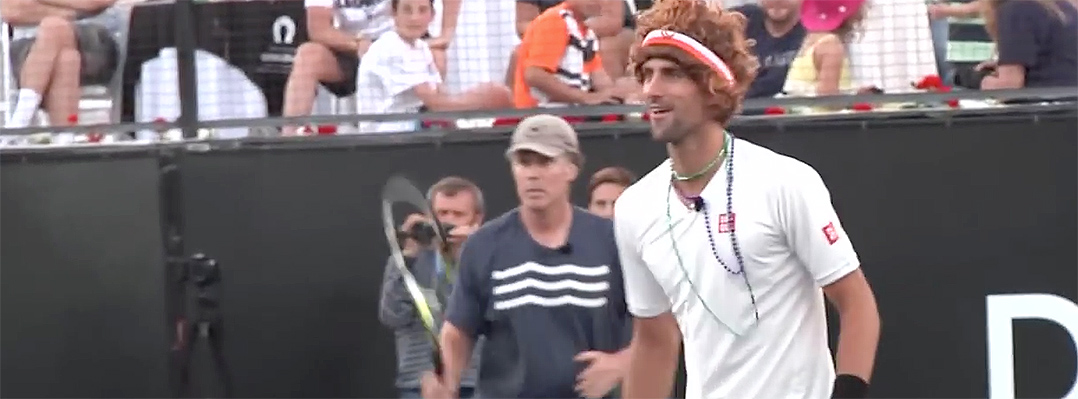 Novak Djokovic is always entertaining. Watch this funny Djokovic video mash  up.