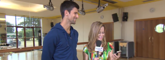 Novak Djokovic Tests His Acting Skills With An Improv Game