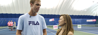 Sam Querrey vs Mayleen Ramey Air Tennis Babolat Pop Challenge