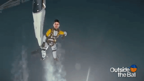 Novak Djokovic flying high