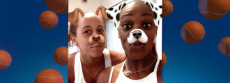 Snapchatting with Team USA Olympians Sloane Stephens and Madison Keys