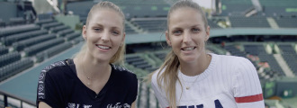 Sister Sister Q&A with the Pliskova Twins