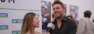 Stan Wawrinka Tours The First US Yonex Showroom